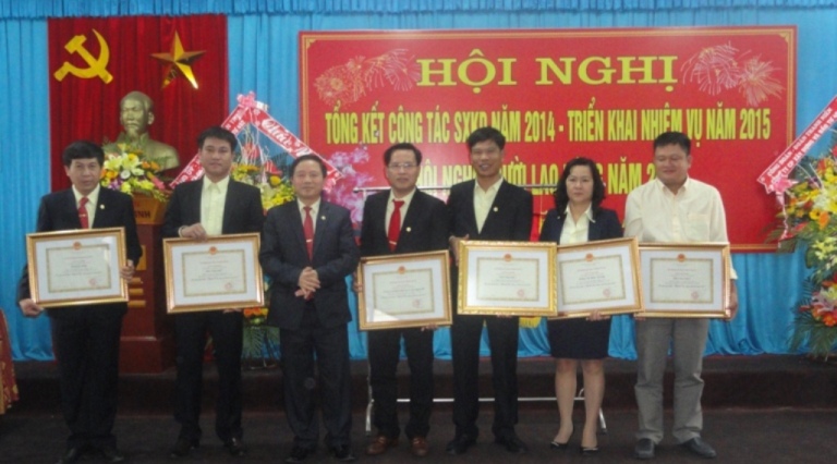 Công ty được Bộ trưởng Bộ GTVT tặng danh hiệu Tập thể xuất sắc 2014